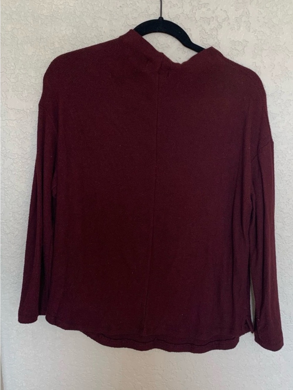 Old Navy Maroon Crewneck Knit Sweater